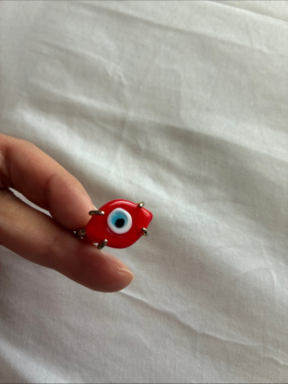 Red Evil Eye Ring